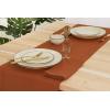 PurpleEssences Set of 12 Cloth Dinner Napkins 100% Cotton 18×18 Inch – Soft Durable Washable – Ideal for Farmhouse Party Fall Thanksgiving – Perfect Everyday Use Table Linen – Burgundy(Rust)