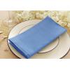 PurpleEssences Set of 12 Cloth Dinner Napkins 100% Cotton 18×18 Inch – Soft Durable Washable – Ideal for Farmhouse Party Fall Thanksgiving – Perfect Everyday Use Table Linen – Burgundy(Light Blue)