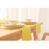 PurpleEssences Set of 12 Cloth Dinner Napkins 100% Cotton 18×18 Inch – Soft Durable Washable – Ideal for Farmhouse Party Fall Thanksgiving – Perfect Everyday Use Table Linen – Burgundy(Yellow)