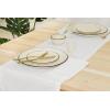 PurpleEssences Set of 12 Cloth Dinner Napkins 100% Cotton 18×18 Inch – Soft Durable Washable – Ideal for Farmhouse Party Fall Thanksgiving – Perfect Everyday Use Table Linen – Burgundy(White)