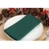 PurpleEssences Set of 12 Cloth Dinner Napkins 100% Cotton 18×18 Inch – Soft Durable Washable – Ideal for Farmhouse Party Fall Thanksgiving – Perfect Everyday Use Table Linen – Burgundy(Forest Green)
