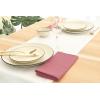 PurpleEssences Set of 12 Cloth Dinner Napkins 100% Cotton 18×18 Inch – Soft Durable Washable – Ideal for Farmhouse Party Fall Thanksgiving – Perfect Everyday Use Table Linen – Burgundy(Dusky Rose)