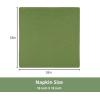 PurpleEssences Set of 12 Cloth Dinner Napkins 100% Cotton 18×18 Inch – Soft Durable Washable – Ideal for Farmhouse Party Fall Thanksgiving – Perfect Everyday Use Table Linen – Burgundy(Sage Green)