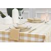 PurpleEssences Set of 12 Hemstitch Cloth Dinner Napkins 100% Cotton – Soft Durable Washable – Ideal for Wedding Fall Thanksgiving Halloween – Perfect Everyday Use Table Linen 18×18 – Black(Beige)