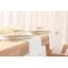 PurpleEssences Set of 12 Hemstitch Cloth Dinner Napkins 100% Cotton – Soft Durable Washable – Ideal for Wedding Fall Thanksgiving Halloween – Perfect Everyday Use Table Linen 18×18 – Black(White)