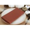 PurpleEssences Set of 12 Hemstitch Cloth Dinner Napkins 100% Cotton – Soft Durable Washable – Ideal for Wedding Fall Thanksgiving Halloween – Perfect Everyday Use Table Linen 18×18 – Black(Rust)