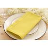 PurpleEssences Set of 12 Hemstitch Cloth Dinner Napkins 100% Cotton – Soft Durable Washable – Ideal for Wedding Fall Thanksgiving Halloween – Perfect Everyday Use Table Linen 18×18 – Black(Yellow)