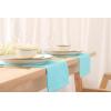PurpleEssences Set of 12 Hemstitch Cloth Dinner Napkins 100% Cotton – Soft Durable Washable – Ideal for Wedding Fall Thanksgiving Halloween – Perfect Everyday Use Table Linen 18×18 – Black(Aqua Blue)