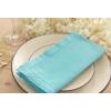 PurpleEssences Set of 12 Hemstitch Cloth Dinner Napkins 100% Cotton – Soft Durable Washable – Ideal for Wedding Fall Thanksgiving Halloween – Perfect Everyday Use Table Linen 18×18 – Black(Aqua Blue)