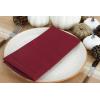 PurpleEssences Set of 12 Hemstitch Cloth Dinner Napkins 100% Cotton – Soft Durable Washable – Ideal for Wedding Fall Thanksgiving Halloween – Perfect Everyday Use Table Linen 18×18 – Black(Burgundy)