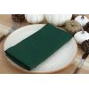 PurpleEssences Set of 12 Hemstitch Cloth Dinner Napkins 100% Cotton – Soft Durable Washable – Ideal for Wedding Fall Thanksgiving Halloween – Perfect Everyday Use Table Linen 18×18 – Black(Forest Green)