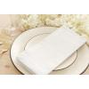 PurpleEssences Set of 12 Hemstitch Cloth Dinner Napkins 100% Cotton – Soft Durable Washable – Ideal for Wedding Fall Thanksgiving Halloween – Perfect Everyday Use Table Linen 18×18 – Black(White)