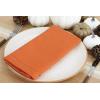 PurpleEssences Set of 12 Hemstitch Cloth Dinner Napkins 100% Cotton – Soft Durable Washable – Ideal for Wedding Fall Thanksgiving Halloween – Perfect Everyday Use Table Linen 18×18 – Black(Orange)