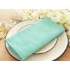 PurpleEssences Set of 12 Hemstitch Cloth Dinner Napkins 100% Cotton – Soft Durable Washable – Ideal for Wedding Fall Thanksgiving Halloween – Perfect Everyday Use Table Linen 18×18 – Black(Turquoise)