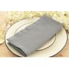 PurpleEssences Set of 12 Hemstitch Cloth Dinner Napkins 100% Cotton – Soft Durable Washable – Ideal for Wedding Fall Thanksgiving Halloween – Perfect Everyday Use Table Linen 18×18 – Black(Ash Grey)