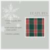 PurpleEssences Set of 2 Tartan Plaid Check Throw Pillow Covers Farmhouse Pillow Cushion Case 100% Cotton for Christmas Decor Car Bed Sofa 16 x 16 Inch – Green(Green – Tartan Plaid)