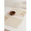 PurpleEssences Solid Ribbed Placemats 100% Cotton Place mats Set of 4, 13×19 Inch, Thick Durable Table Mats for Dining, Kitchen, or Casual Farmhouse Tabletop Décor Fall Thanksgiving – Rust(Royal Linen)