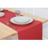 PurpleEssences Solid Ribbed Woven Table Runner with Multi-Tassels Farmhouse Dining Room – Perfect for Every Day and Seasonal Decor – Fall Thanksgiving – 13×90 Inches – Olive Green(Red)