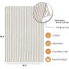 PurpleEssences Stripe Kitchen Towels – Set of 6, 18×28 Inch – 100% Cotton, Absorbent & Reusable Dish Towels with Hanging Loop French-Inspired Style Fall Thanksgiving – Rust(Nut Brown)