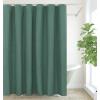 PurpleEssenecs Shower Curtain – Waffle Textured Heavy Duty Thick Fabric Shower Curtains for Bathroom, Luxury Weighted Cloth Bath Curtain – Fall Thanksgiving – 36″ W x 72″ L – Pack of 1 – Sage Green(Sage Green)