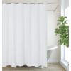 PurpleEssenecs Shower Curtain – Waffle Textured Heavy Duty Thick Fabric Shower Curtains for Bathroom, Luxury Weighted Cloth Bath Curtain – Fall Thanksgiving – 36″ W x 72″ L – Pack of 1 – Sage Green(White)