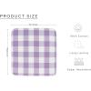 Waffle Weave Plaid Dish Cloths, 100% Cotton – 12 x 12 Inches, Ultra Soft Absorbent Quick Drying Dish Towels Buffalo Check Dish Rags for Kitchen, 8 Pack – Fall Thanksgiving – Black & White(Lavender White)