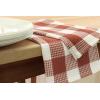 Waffle Weave Plaid Dish Cloths, 100% Cotton – 12 x 12 Inches, Ultra Soft Absorbent Quick Drying Dish Towels Buffalo Check Dish Rags for Kitchen, 8 Pack – Fall Thanksgiving – Black & White(Rust White)