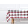 PurpleEssences 4th of July Buffalo Plaid Tablecloth – Water Resistant Wipeable Washable Checkered Table Cloth for Outdoor Picnic Dining – 60 x 120 Inch – Labor Day – Red Blue and White(Tartan Plaid – Red/White)