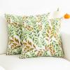 PurpleEssences Autumn Decorations Fall Porch Outdoor Throw Pillow Covers Décor Maple Leaves Farmhouse Cushion Cases 18 x 18 Inch Set of 2 for Home Couch Sofa Patio Bench – Autumn Leaves(Sage N Autumn)