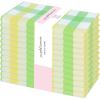PurpleEssences Buffalo Plaid Cloth Napkins – Mitered Corners -Fall Thanksgiving Gingham Check Dinner Napkin – Set of 12-100% Cotton – 18×18 Inch – Reusable Washable – Nut Brown and Half White(Yellow Green White)