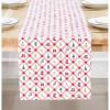 PurpleEssences Christmas Carnival Table Runner 14 x 72 inch Seasonal Winter Xmas Holiday Farmhouse Style Table Decoration – Christmas Carnival(Christmas Carnival)