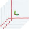White Red Green - Embroidery Mistletoe