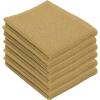 PurpleEssences Dish Cloths and Dish Rags – 8 Pack Waffle Weave Solid Kitchen Dish Wash Cloths, 100% Cotton, 12 x 12 Inches, Ultra Soft Absorbent Quick Drying Fall Thanksgiving – Red(Beige)