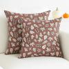 PurpleEssences Fall Pillow Covers 18×18 – Set of 2 Autumn Throw Cushion Cases with Autumn Leaves – Farmhouse Thanksgiving Decor for Sofa, Couch, Home, or Outdoor Use (Jora, 18 x 18 Inch)(Heap of Autumn)