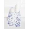 PurpleEssences Floral Table Runner – 100% Cotton – for Seasonal Formhouse Kitchen and Dining Table Decor – Fall Thanksgiving – 14 x 72 Inches – French Flower Garden(French Flower Garden)