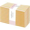 PurpleEssences Plain Striped Cloth Napkins – Set of 12-100% Cotton – 18 x 18 Inch – Fall Thanksgiving – Perfect Everyday Use Dinner Napkin – Aqua Blue White(Golden Yellow White)