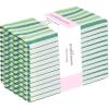 PurpleEssences Plain Striped Cloth Napkins – Set of 12-100% Cotton – 18 x 18 Inch – Fall Thanksgiving – Perfect Everyday Use Dinner Napkin – Aqua Blue White(St Patricks Green)