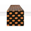 PurpleEssences Pumpkin Table Runner 13×72 Inch – Fall Harvest Seasonal Decor with Pumpkins – Cotton Dining Table Centerpiece for Thanksgiving, Home Gatherings (Harvest, 13 x 72 Inch)(Halloween Pumpkin)