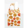 PurpleEssences Rust Jacquard Fall Table Runner Collection, 14×90-in Autumn Table Runner for Fall Harvest & Farmhouse Kitchen, Damask Cotton Thanksgiving Table Runners, Maple Leaves(Amber)