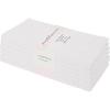 PurpleEssences Set of 12 Hemstitch Cloth Dinner Napkins 100% Cotton – Soft Durable Washable – Ideal for Wedding Fall Thanksgiving Halloween – Perfect Everyday Use Table Linen 18×18 – Black(White)