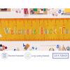 PurpleEssences Back to School Table Runner – 13×72 Inch 100% Cotton Decor for Classroom, Home, Party & First Day Celebrations – Colorful Designs – 13 x 72 Inch – Back to School Party(Book and Scale)