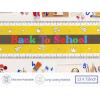 PurpleEssences Back to School Table Runner – 13×72 Inch 100% Cotton Decor for Classroom, Home, Party & First Day Celebrations – Colorful Designs – 13 x 72 Inch – Back to School Party(Pencil)