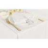 PurpleEssences Cloth Napkins 18 x 18 Inch Set of 12 Solid Napkins and Hemstitch Napkins – White