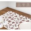 PurpleEssences Fall Placemats – Set of 4, 13×19 Inch – Leaves Design, 100% Cotton, Washable Autumn Table Mats for Thanksgiving, Kitchen, Dining & Party Decor (Sienna Sage, 13 x 19 Inch)(Fall Dream)