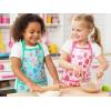 PurpleEssences Kids Apron With Adjustable Neck Strap & Front Pocket, Little Chef Apron for Baking & Crafts, 15×18 in, Cotton(Mermaid)