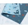 PurpleEssences Reusable Cloth Napkins | 12”x12”, 2-Ply, Thick, Absorbent, Durable | Machine Washable | Soft Cotton Fabric | Great for Lunchboxes | Set of 2 Napkins – Avocado(Sea World)