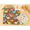 PurpleEssences Reusable Cloth Napkins | 12”x12”, 2-Ply, Thick, Absorbent, Durable | Machine Washable | Soft Cotton Fabric | Great for Lunchboxes | Set of 2 Napkins – Avocado(Dinosaurs Alpha)