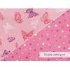 PurpleEssences Reusable Cloth Napkins | 12”x12”, 2-Ply, Thick, Absorbent, Durable | Machine Washable | Soft Cotton Fabric | Great for Lunchboxes | Set of 2 Napkins – Avocado(Butterfly)