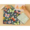 PurpleEssences Reusable Cloth Napkins | 12”x12”, 2-Ply, Thick, Absorbent, Durable | Machine Washable | Soft Cotton Fabric | Great for Lunchboxes | Set of 2 Napkins – Avocado(Butterfly – Bug)