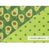 PurpleEssences Reusable Cloth Placemats | Reusable, Eco-Friendly | 15″x13″, 2-ply, Thick, Absorbent, Machine Washable | Set of 2 Placemats – Avocado(Avocado)
